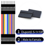 Dupont 2.54mm Male to Female 1×10Pin Cable