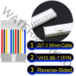 JST VH 11Pin Reverse-Side-Head Cable