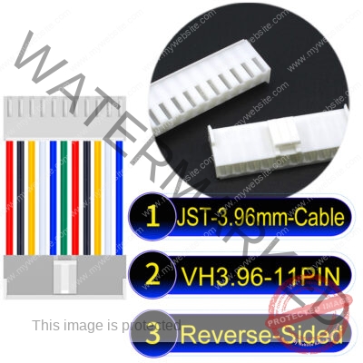 JST VH 11Pin Reverse-Side-Head Cable