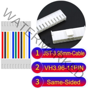 JST VH 11Pin Same-Side-Head Cable