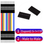 Dupont 2.54mm Male to Male 1×11Pin Cable