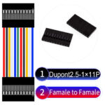 Dupont 2.54mm Female to Female 1×11Pin Cable