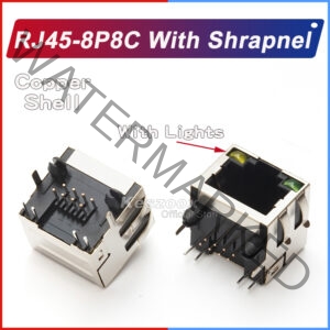 RJ45-8P8C With Shrapnel Ethernet Connector for stable networks