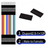 Dupont 2.54mm Male to Female 1×12Pin Cable