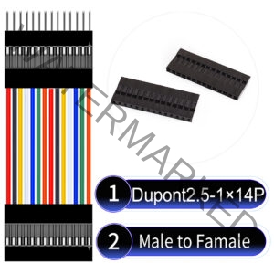 Dupont 2.54mm Male to Female 1×14Pin Cable