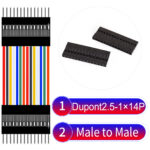 Dupont 2.54mm Male to Male 1×14Pin Cable