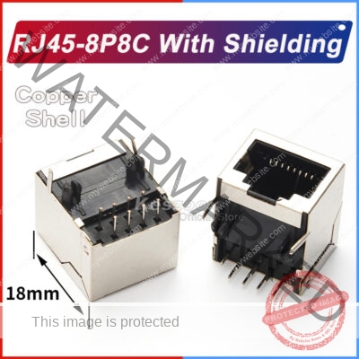 RJ45-8P8C With Shielding Ethernet Connector for stable networks