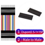 Dupont 2.54mm Male to Male 1×15Pin Cable