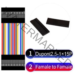 Dupont 2.54mm Female to Female 1×15Pin Cable