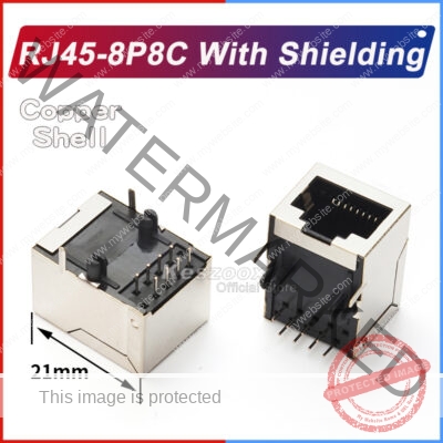 RJ45-8P8C With Shielding Ethernet Connector for fast data transfer