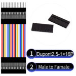 Dupont 2.54mm Male to Female 1×16Pin Cable