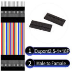 Dupont 2.54mm Male to Female 1×18Pin Cable