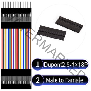 Dupont 2.54mm Male to Female 1×18Pin Cable