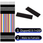 Dupont 2.54mm Male to Female 1×20Pin Cable