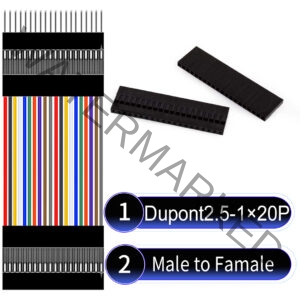 Dupont 2.54mm Male to Female 1×20Pin Cable