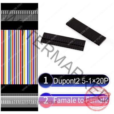 Dupont 2.54mm Female to Female 1×20Pin Cable