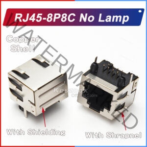 RJ45-8P8C No Lamp Ethernet Network Connector for Reliable Connections