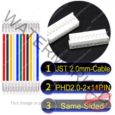 JST PHD2.0 2×11Pin Dual Row Same-Side-Head Cable