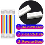 JST PHD2.0 2×11Pin Dual Row Reverse-Side-Head Cable