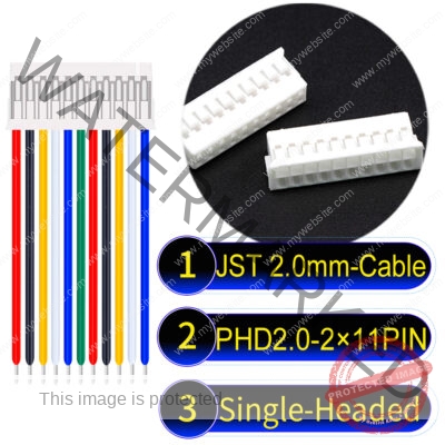 JST PHD2.0 2×11Pin Dual Row Single-Headed Cable