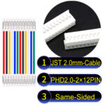 JST PHD2.0 2×12Pin Dual Row Same-Side-Head Cable