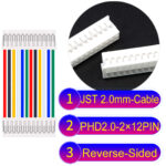 JST PHD2.0 2×12Pin Dual Row Reverse-Side-Head Cable