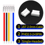 JST PHD2.0 2×5Pin Dual Row Single-Headed Cable