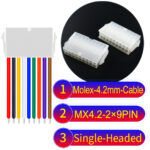 Molex MX4.2mm Dual Row 2×9Pin Mini-Fit Jr Female Single-Headed Cable