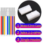 Molex MX4.2mm Dual Row 2×9Pin Mini-Fit Jr Male Single-Headed Cable