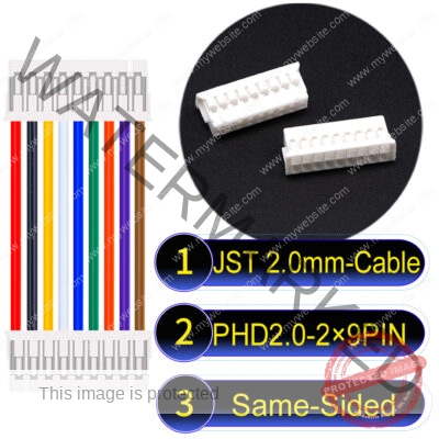 JST PHD2.0 2×9Pin Dual Row Same-Side-Head Cable