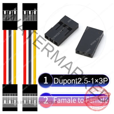 Dupont 2.54mm Female to Female 1×3Pin Cable