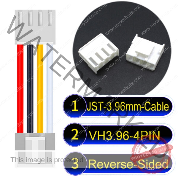 JST VH 4Pin Reverse-Side-Head Cable