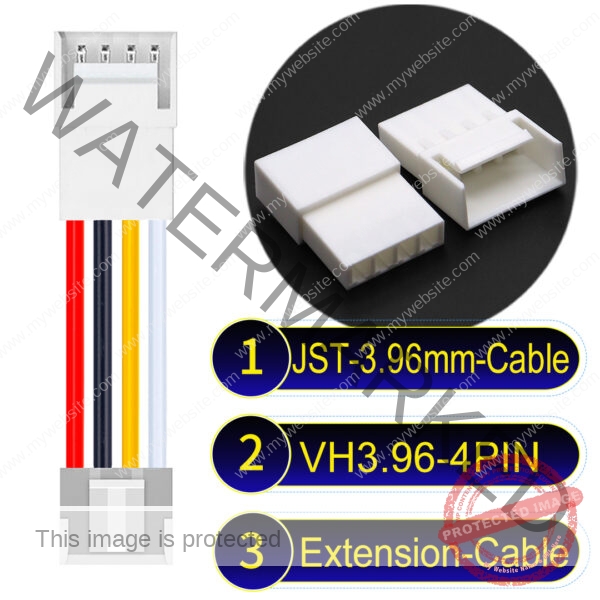 JST VH 4Pin Male Female Extension Cable