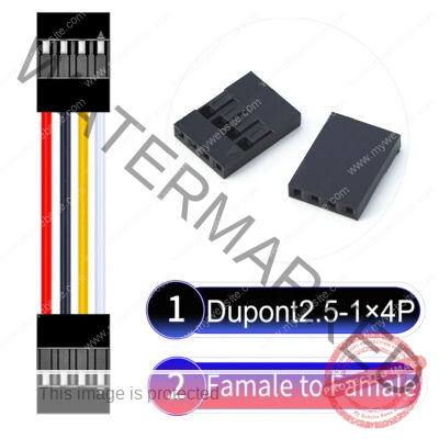 Dupont 2.54mm Female to Female 1×4Pin Cable