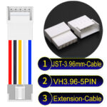 JST VH 5Pin Male Female Extension Cable