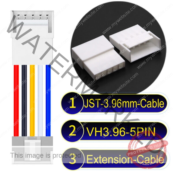 JST VH 5Pin Male Female Extension Cable