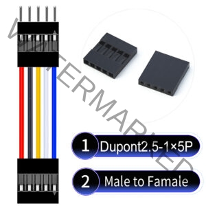 Dupont 2.54mm Male to Female 1×5Pin Cable