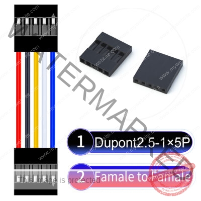 Dupont 2.54mm Female to Female 1×5Pin Cable