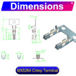 Molex KK 254 2.5mm 5264 Crimp Terminal