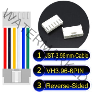 JST VH 6Pin Reverse-Side-Head Cable