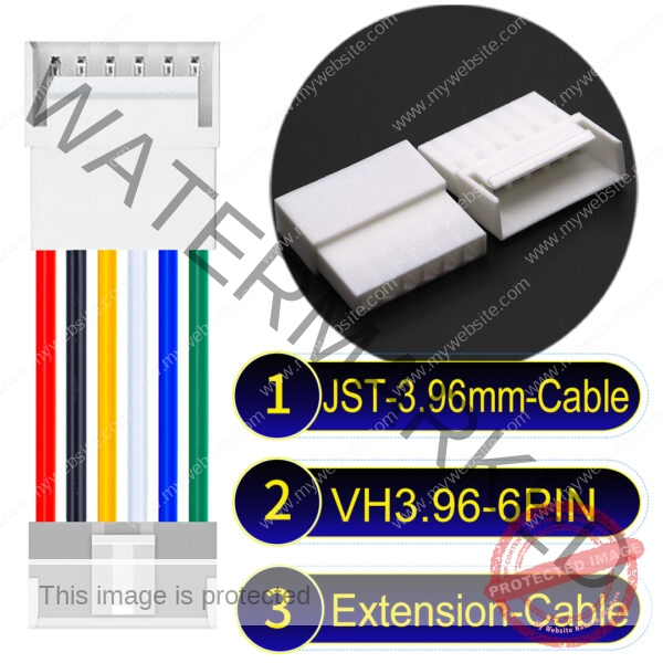 JST VH 6Pin Male Female Extension Cable