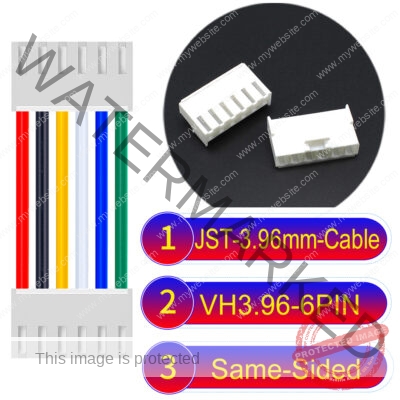 JST VH 6Pin Same-Side-Head Cable