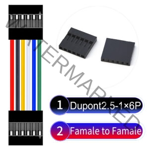 Dupont 2.54mm Female to Female 1×6Pin Cable