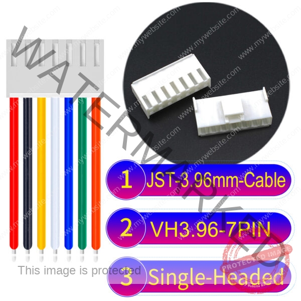 JST VH 7Pin Single-Headed Cable