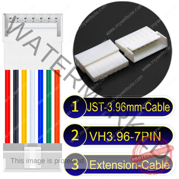 JST VH 7Pin Male Female Extension Cable