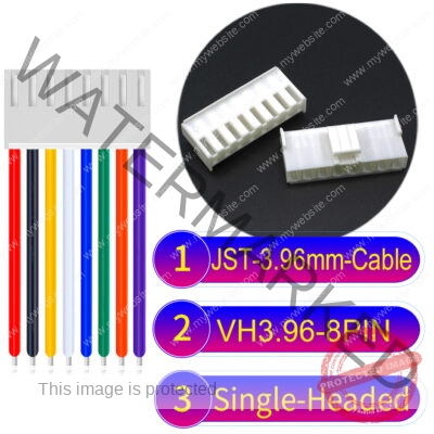 JST VH 8Pin Single-Headed Cable