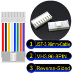 JST VH 8Pin Reverse-Side-Head Cable