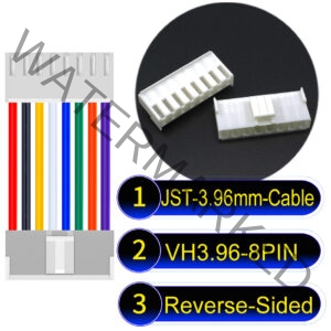 JST VH 8Pin Reverse-Side-Head Cable