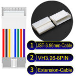 JST VH 8Pin Male Female Extension Cable