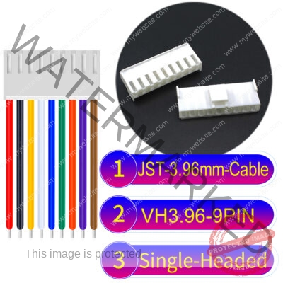 JST VH 9Pin Single-Headed Cable